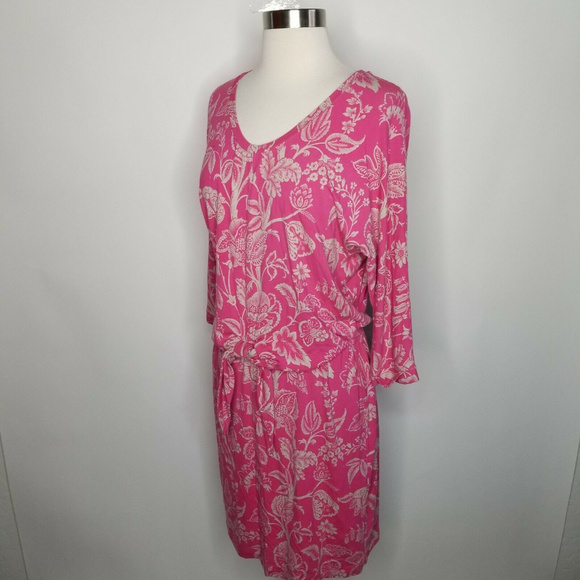 Tommy Bahama Copyrighted Print Jersey Tie Dress - Picture 6 of 7